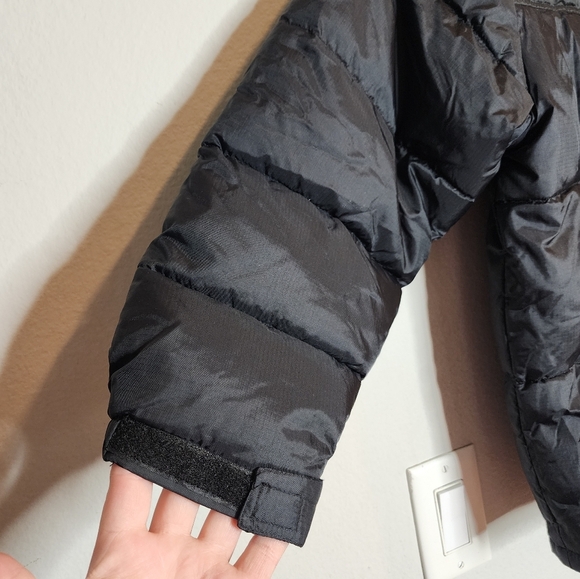 Double Down Black Down Puffer Coat Size Large Steve & Barry's - Picture 7 of 16